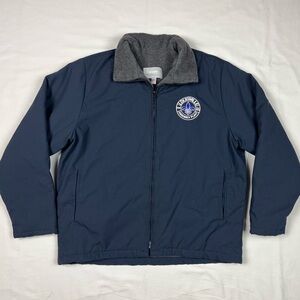 Vtg Ford Assembly Plant Women Mechanics Work Jacket Sz Large 90s Fleece Lined B1